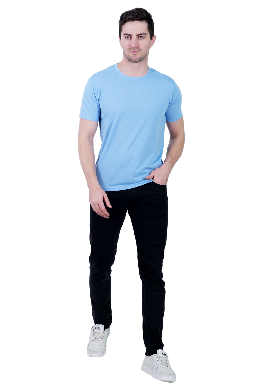 Round Neck half sleeve T shirt